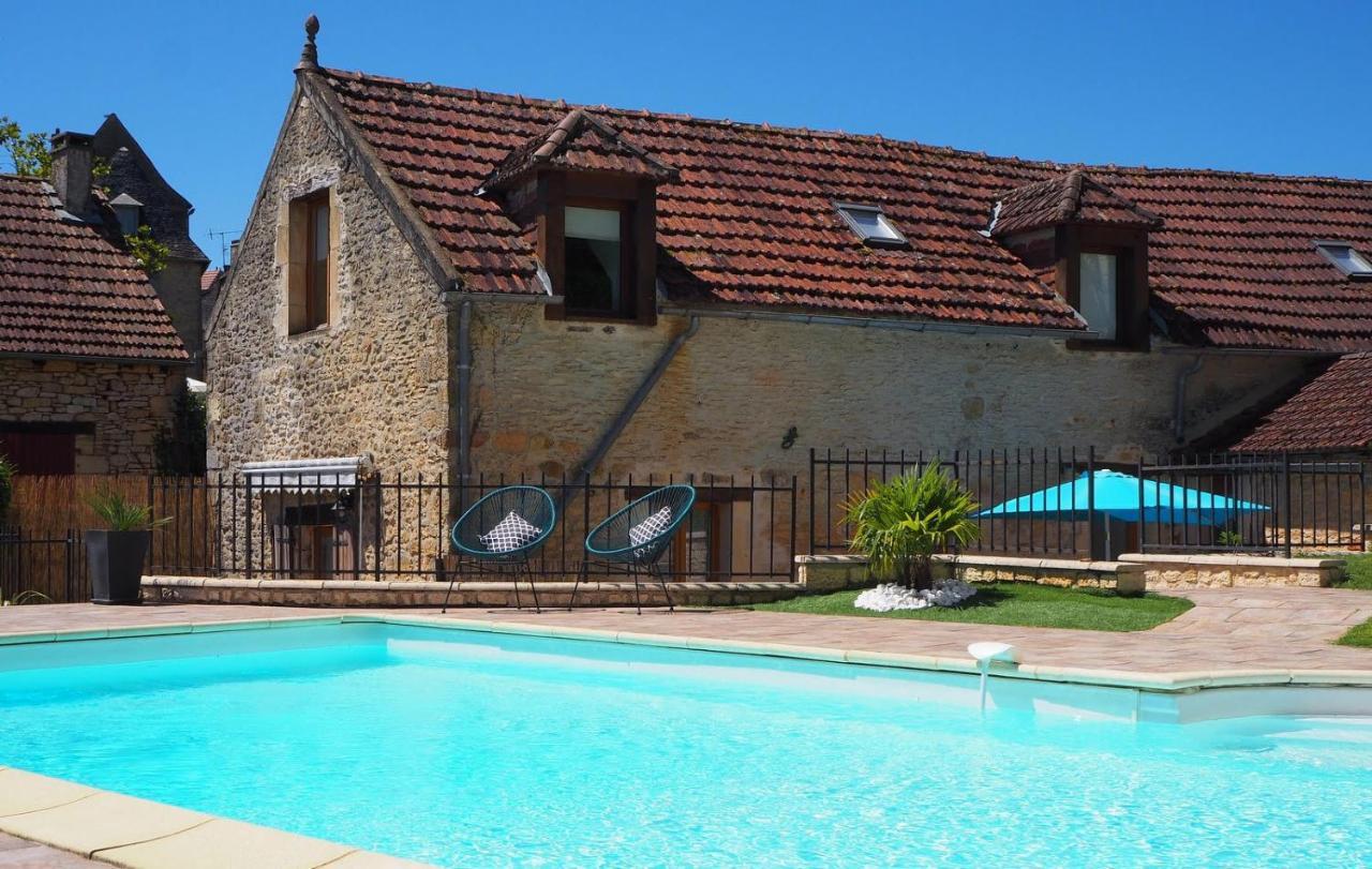 Le Clos de la Musardise - Gîtes de Charme avec Piscine Chauffée Salignac Eyvigues Esterno foto