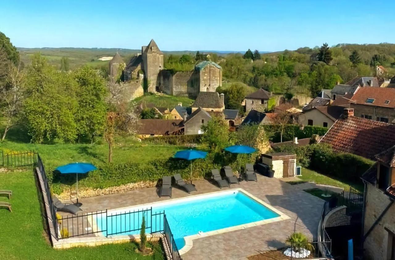 Le Clos de la Musardise - Gîtes de Charme avec Piscine Chauffée Salignac Eyvigues Esterno foto
