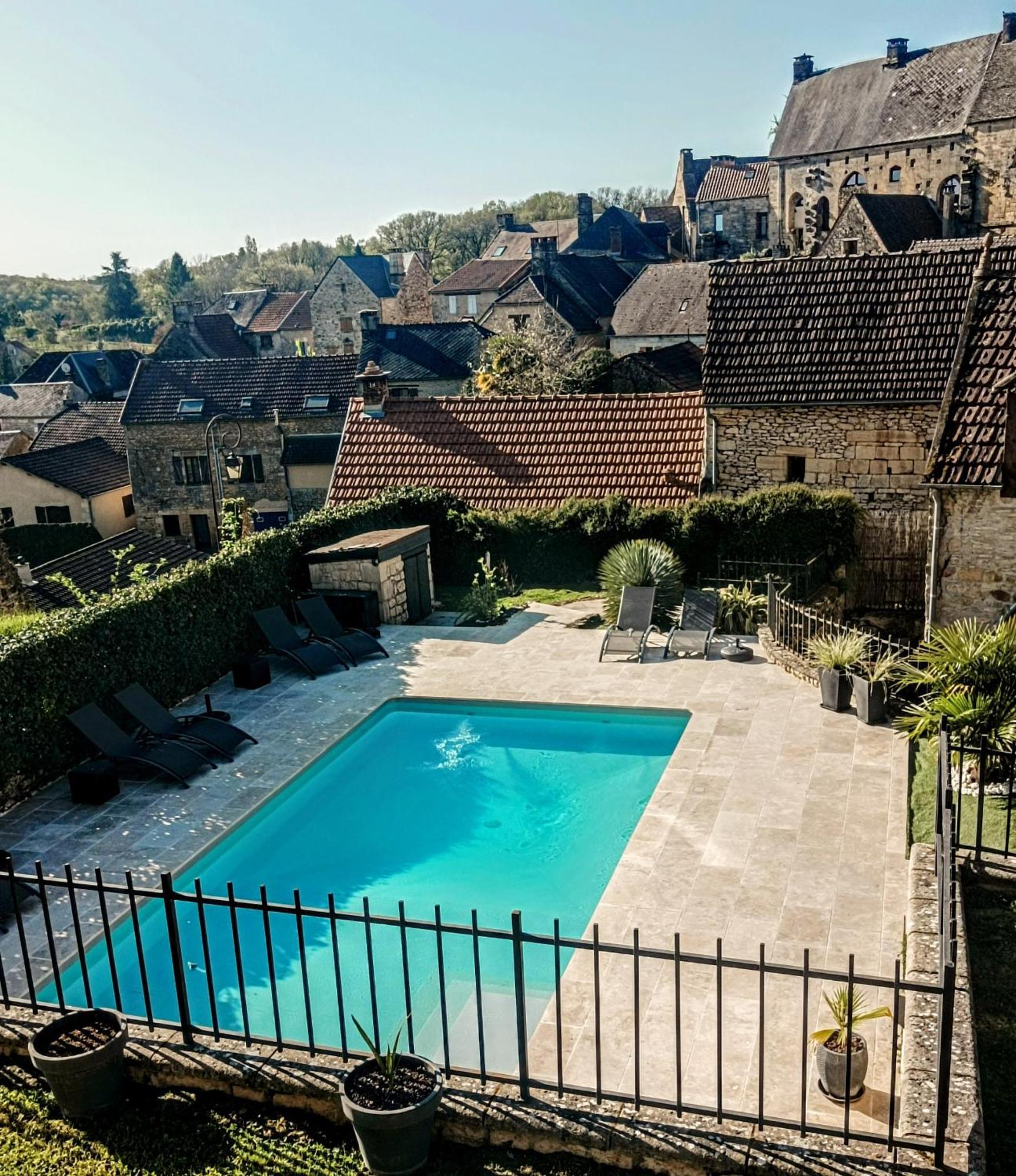 Le Clos de la Musardise - Gîtes de Charme avec Piscine Chauffée Salignac Eyvigues Esterno foto